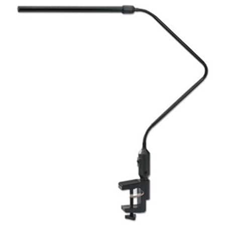 Radiant 21.75 in. Universal LED Desk Lamp with Interchangeable Base or Clamp - Black RA2659261